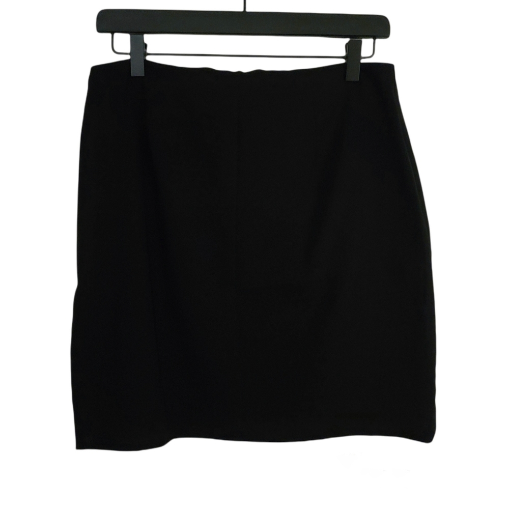 Versailles Black A-line mini Skirt Size 10P